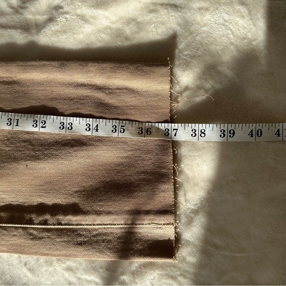 Patti High Rise Straight Leg Jeans In Teddy Taupe size 25 - Picture 9 of 14